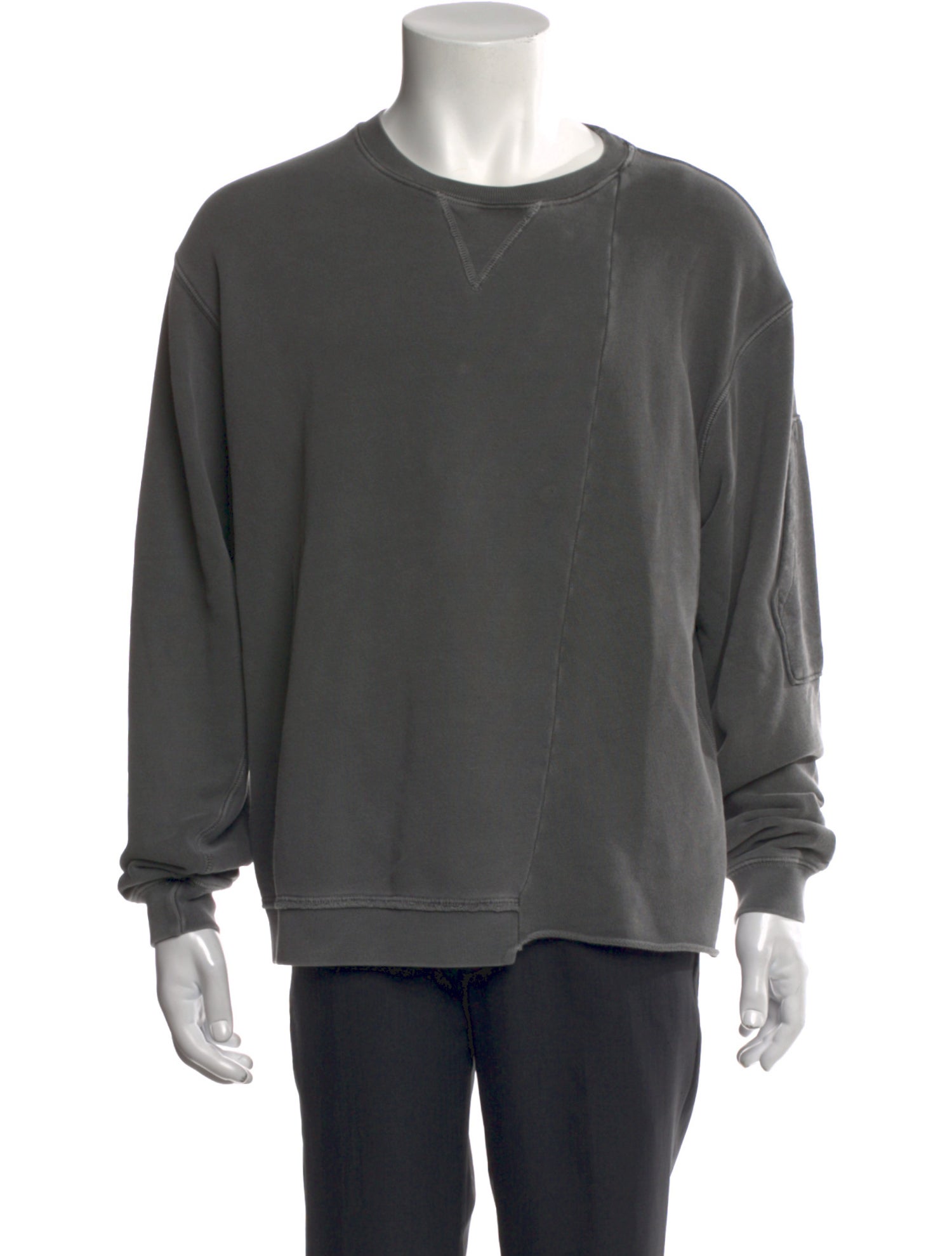 John Elliott Crew Neck Long Sleeve Sweatshirt