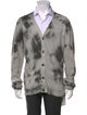 John Elliott Tie-Dye Print V-Neck Cardigan