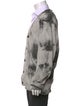 John Elliott Tie-Dye Print V-Neck Cardigan