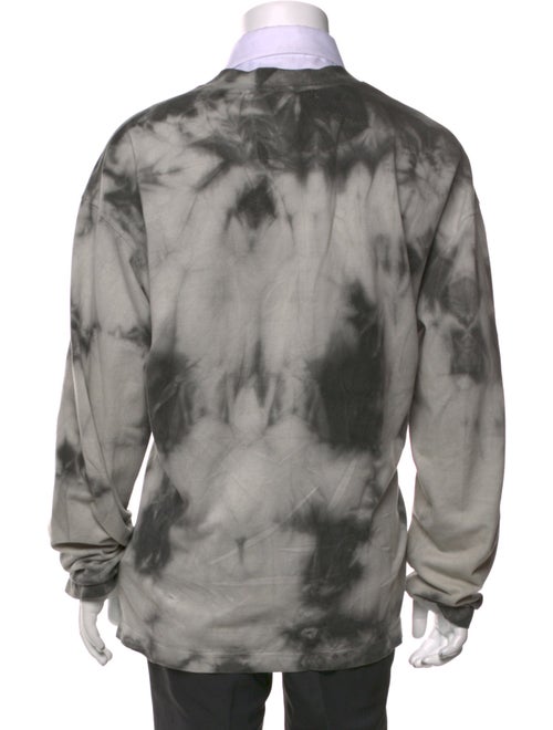 John Elliott Tie-Dye Print V-Neck Cardigan