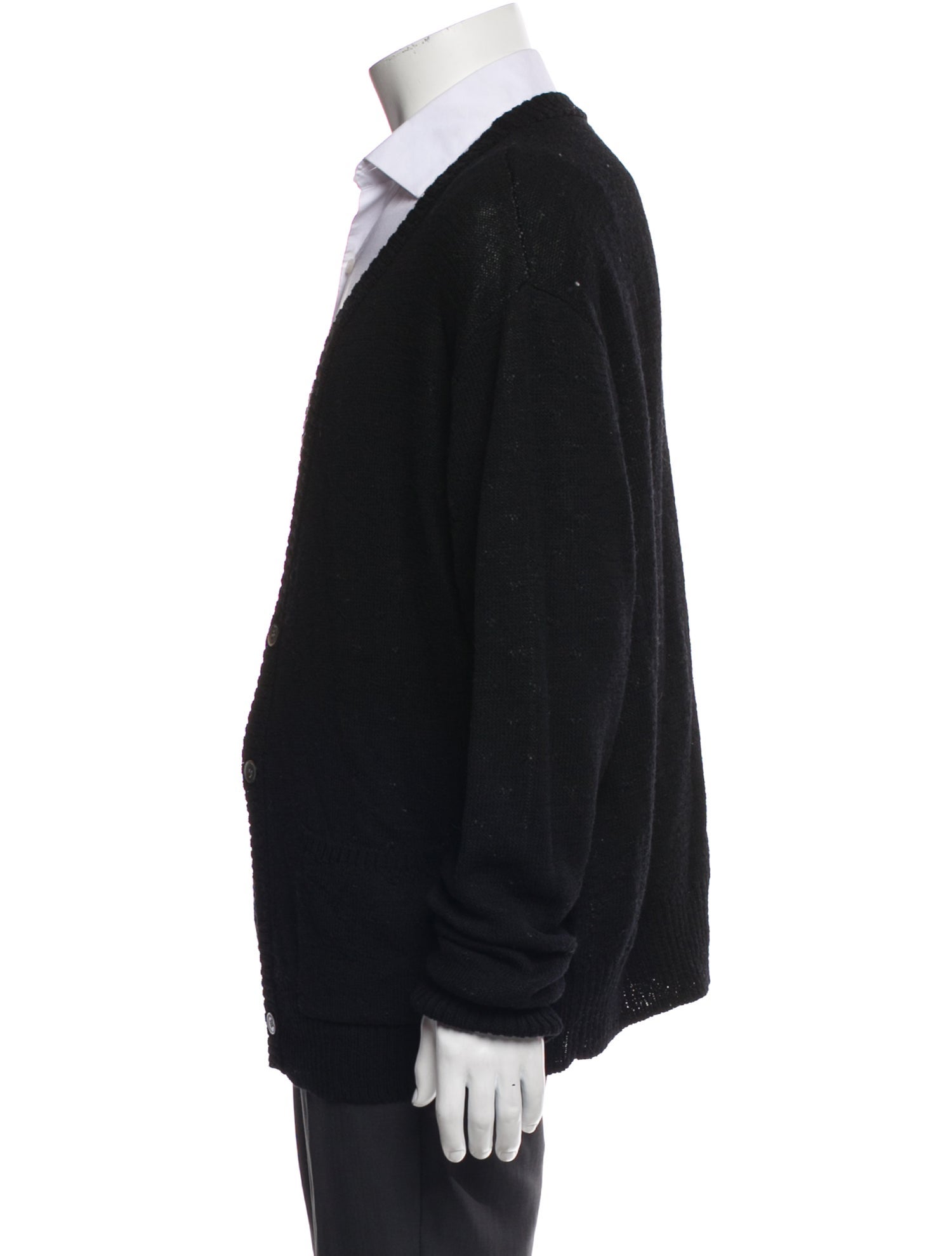 John Elliott Wool V-Neck Cardigan