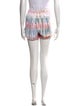 John Elliott Tie-Dye Print Mini Shorts