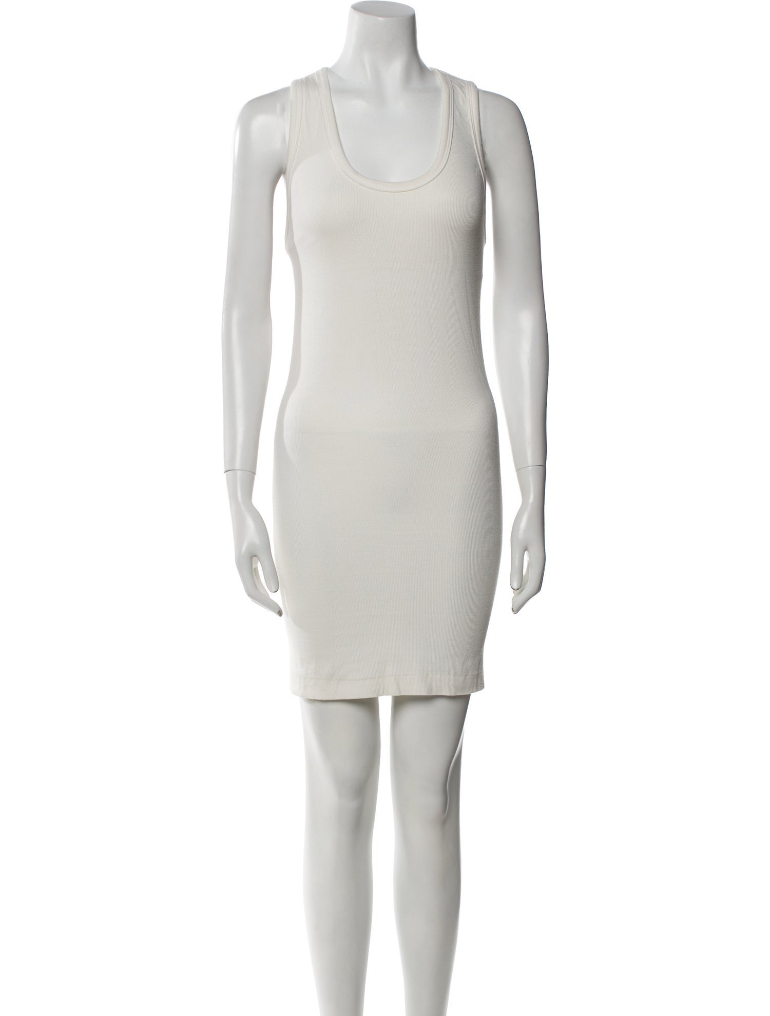 John Elliott Scoop Neck Mini Dress