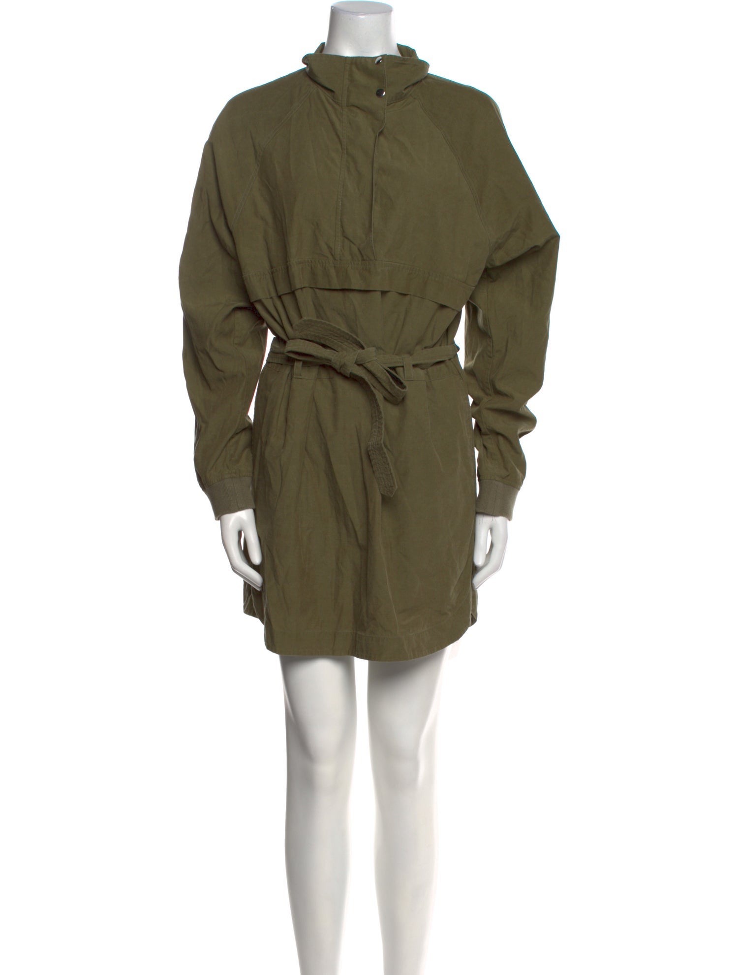 John Elliott Mock Neck Mini Dress