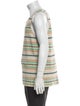 John Elliott Striped Scoop Neck Sweater Vest