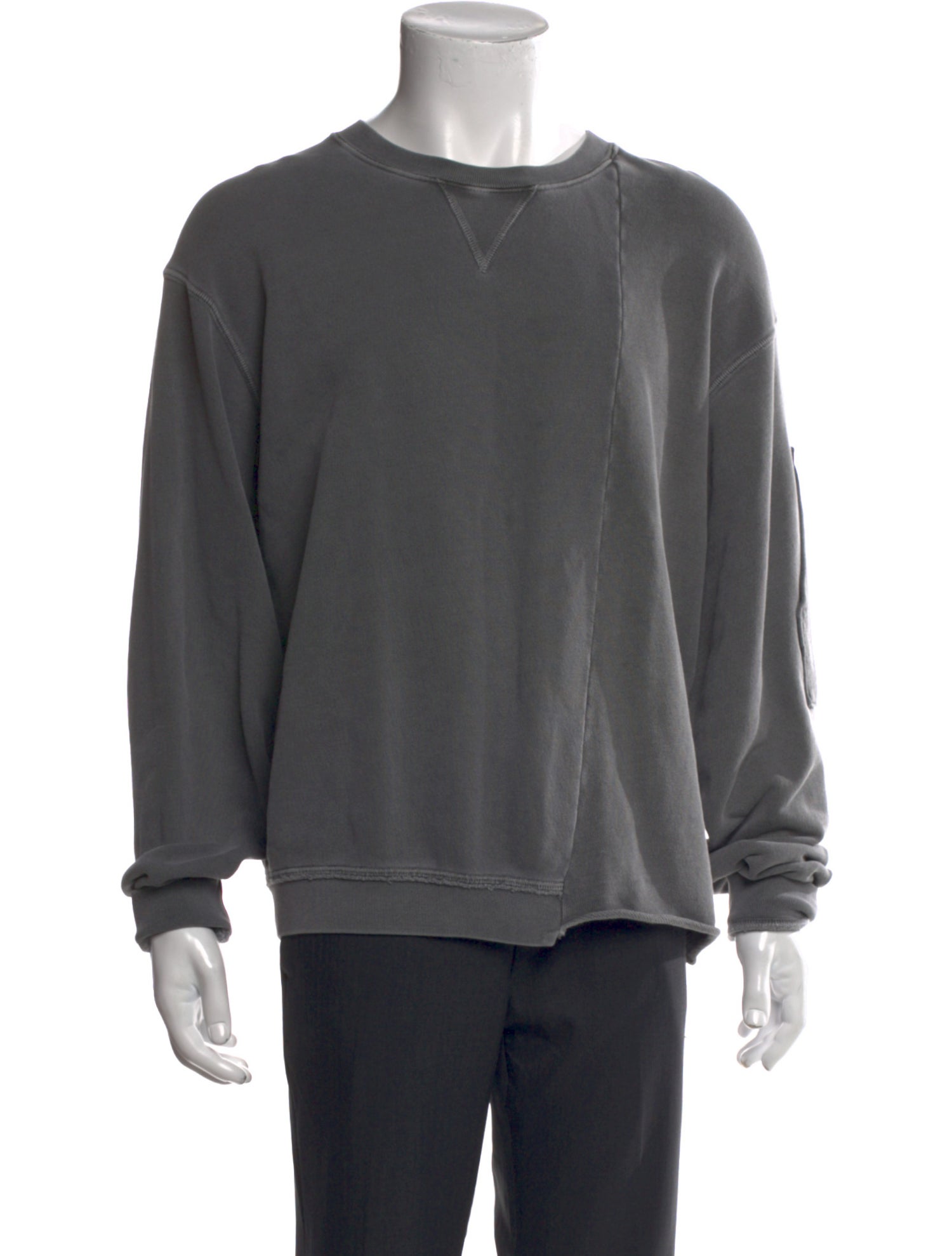 John Elliott Crew Neck Long Sleeve Sweatshirt