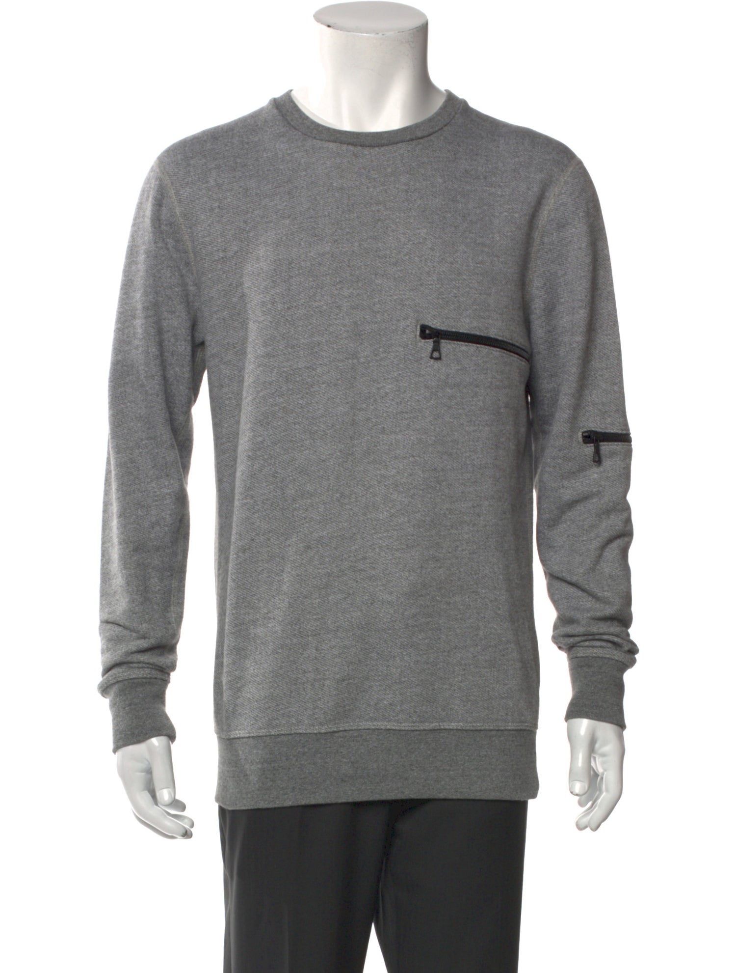 John Elliott Crew Neck Long Sleeve Pullover