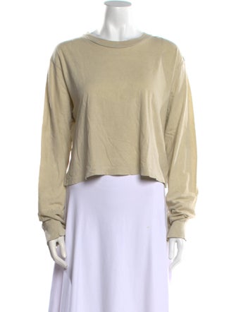 John Elliott Bateau Neckline Long Sleeve Sweatshirt