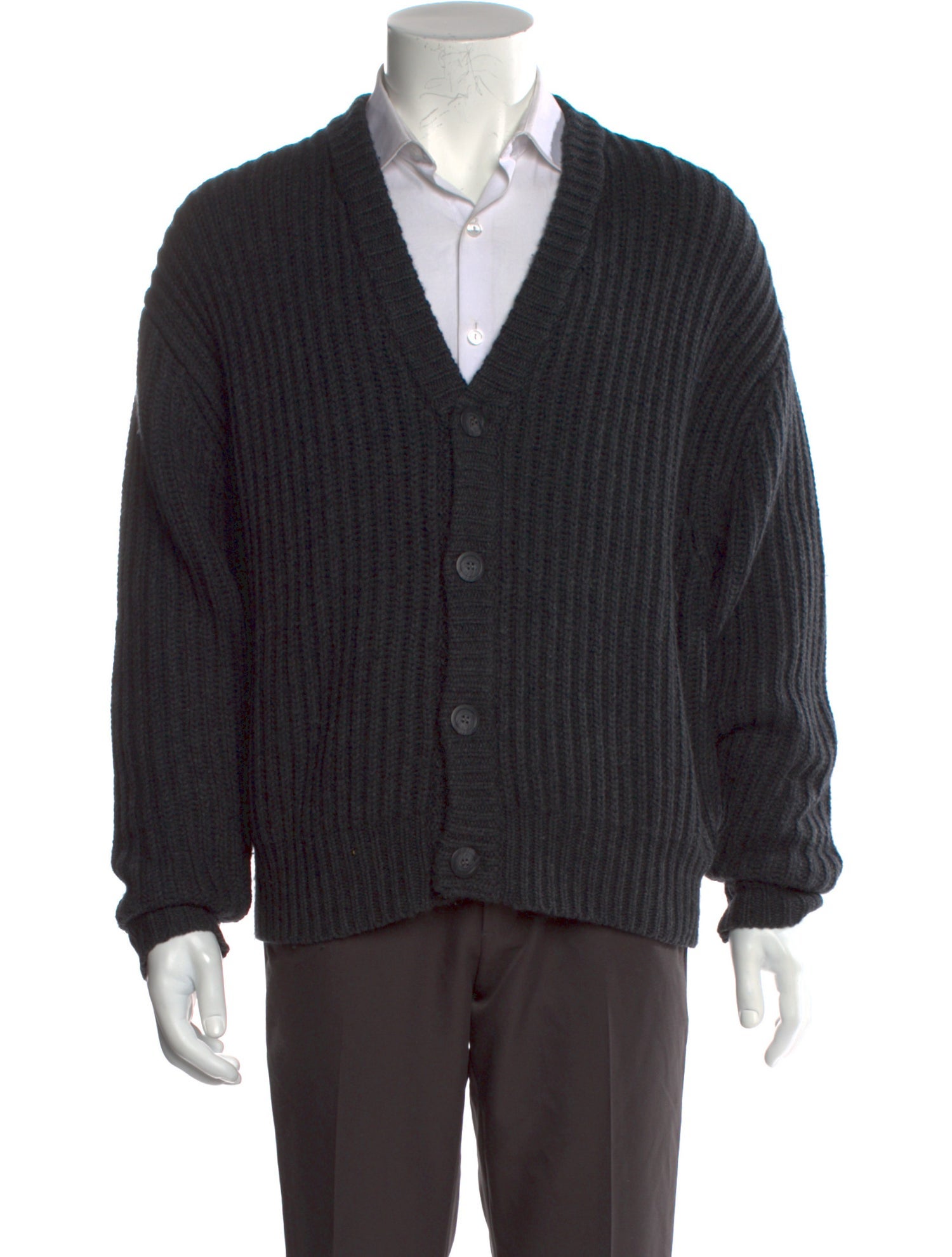 John Elliott Wool V-Neck Cardigan