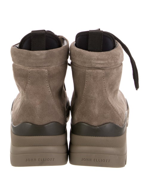 John Elliott Suede Lace-Up Boots
