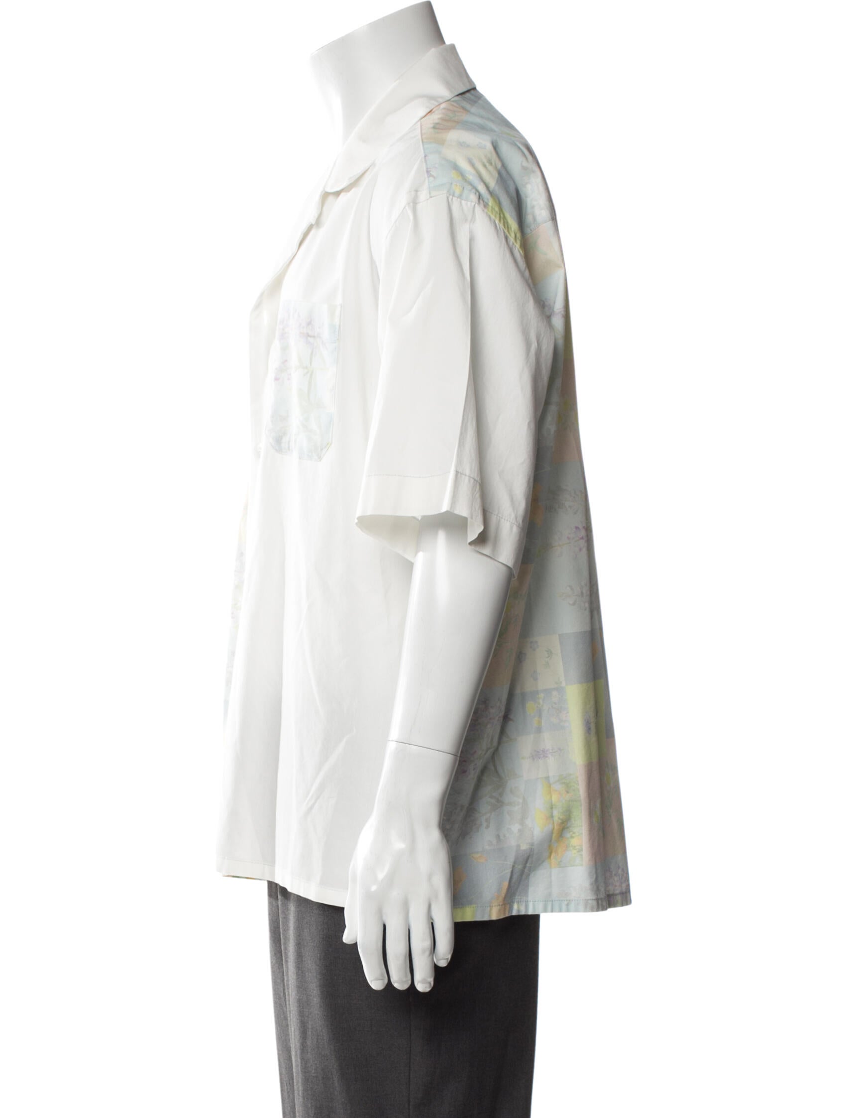 John Elliott Short Sleeve Tuxedo Shirt