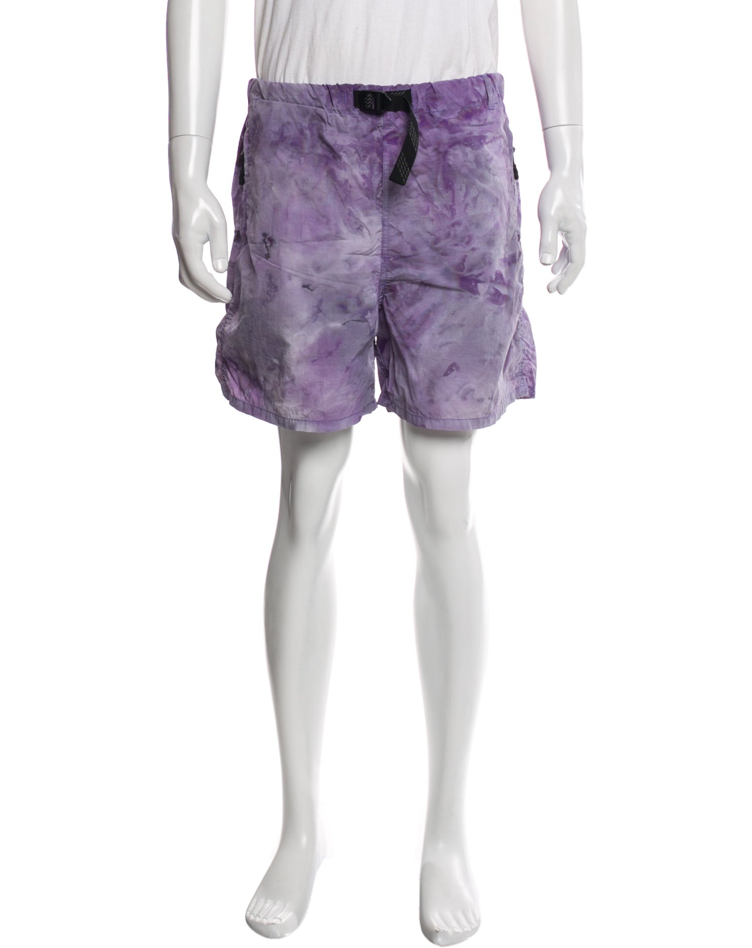 John Elliott Tie-Dye Print Cargo Shorts