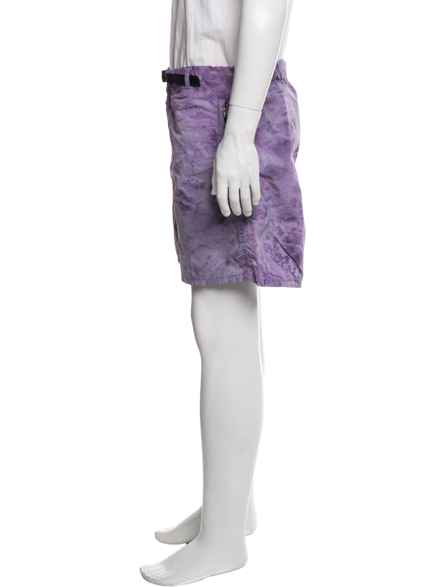 John Elliott Tie-Dye Print Cargo Shorts