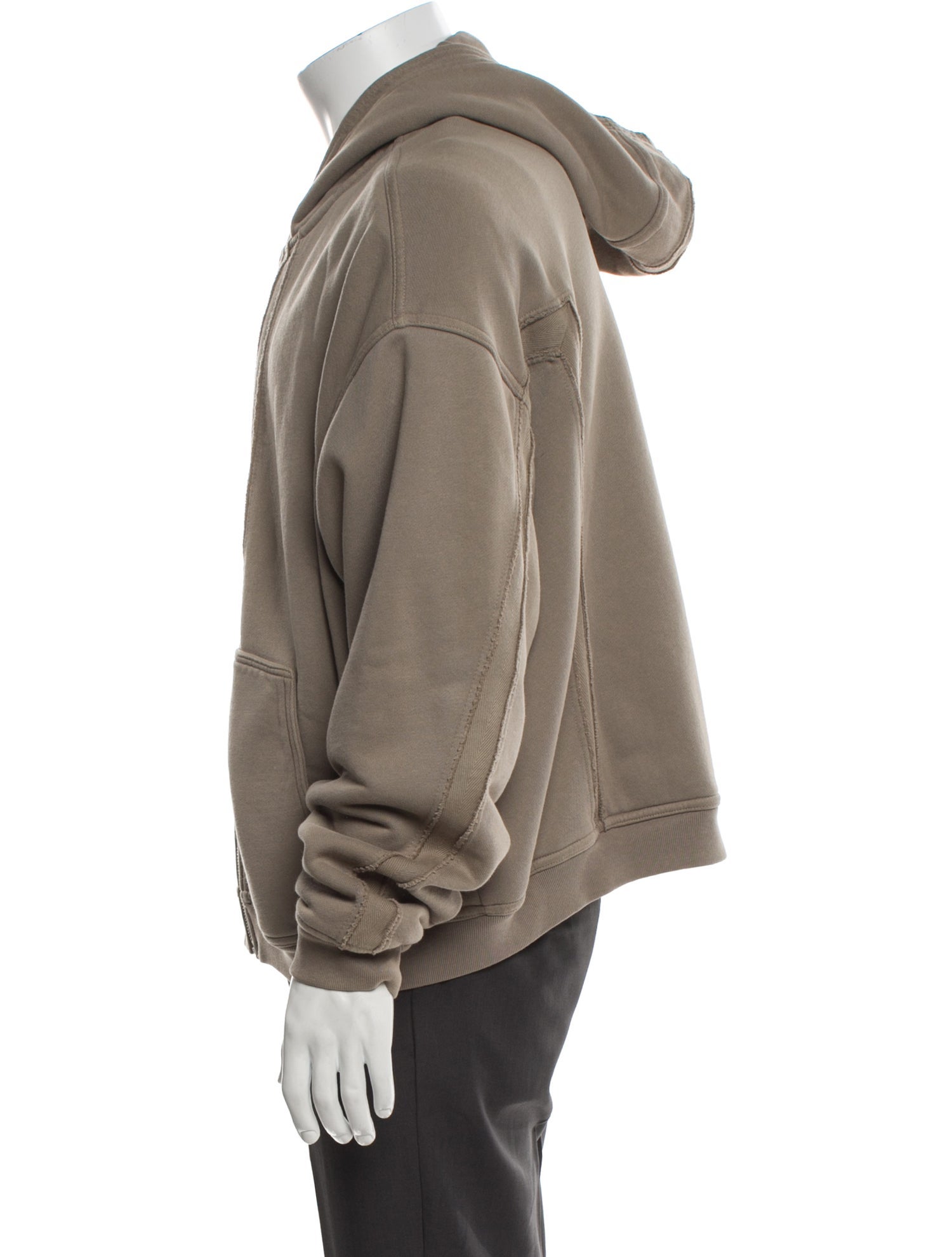 John Elliott Crew Neck Long Sleeve Hoodie