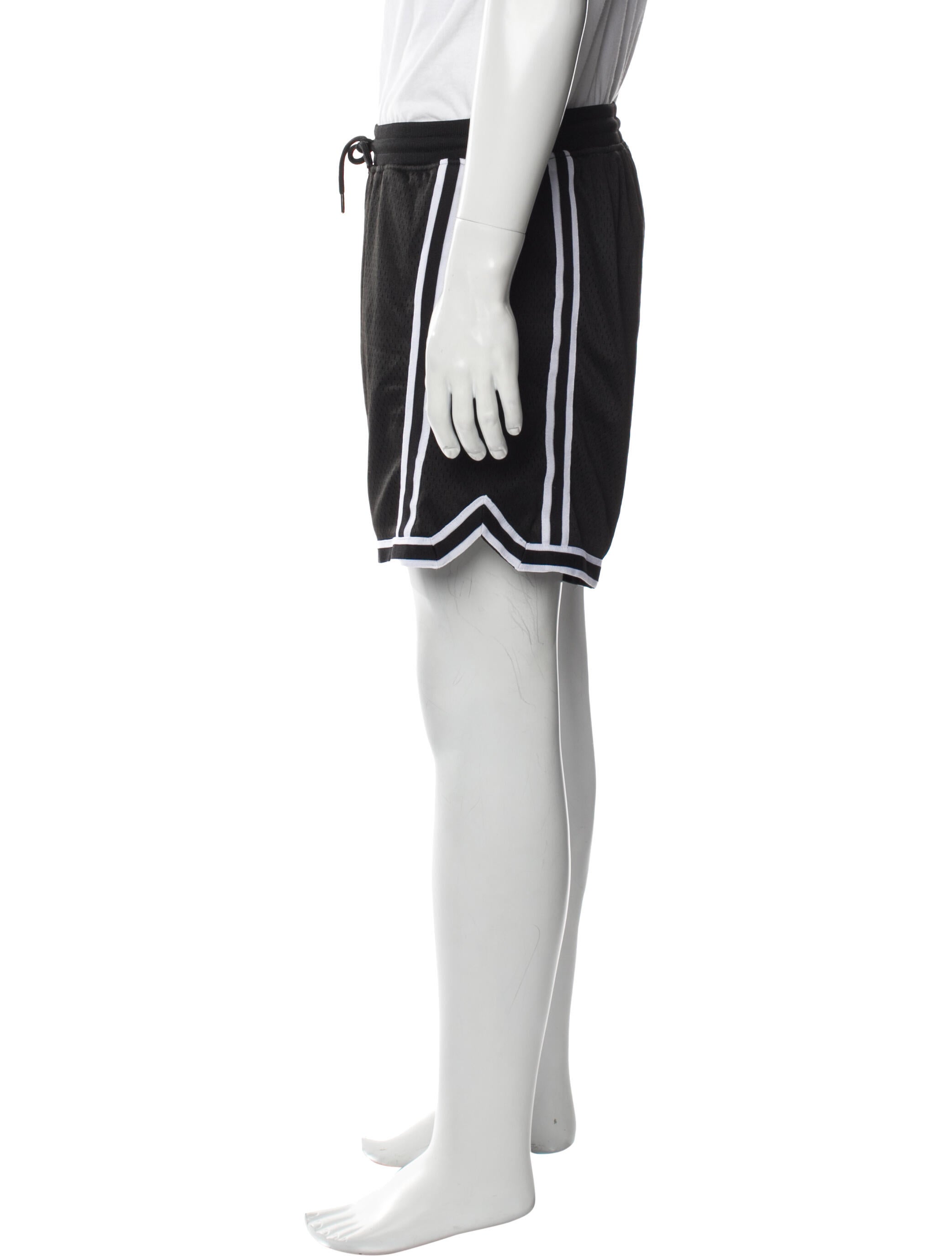 John Elliott Striped Athletic Shorts