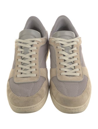 John Elliott Suede Colorblock Pattern Sneakers