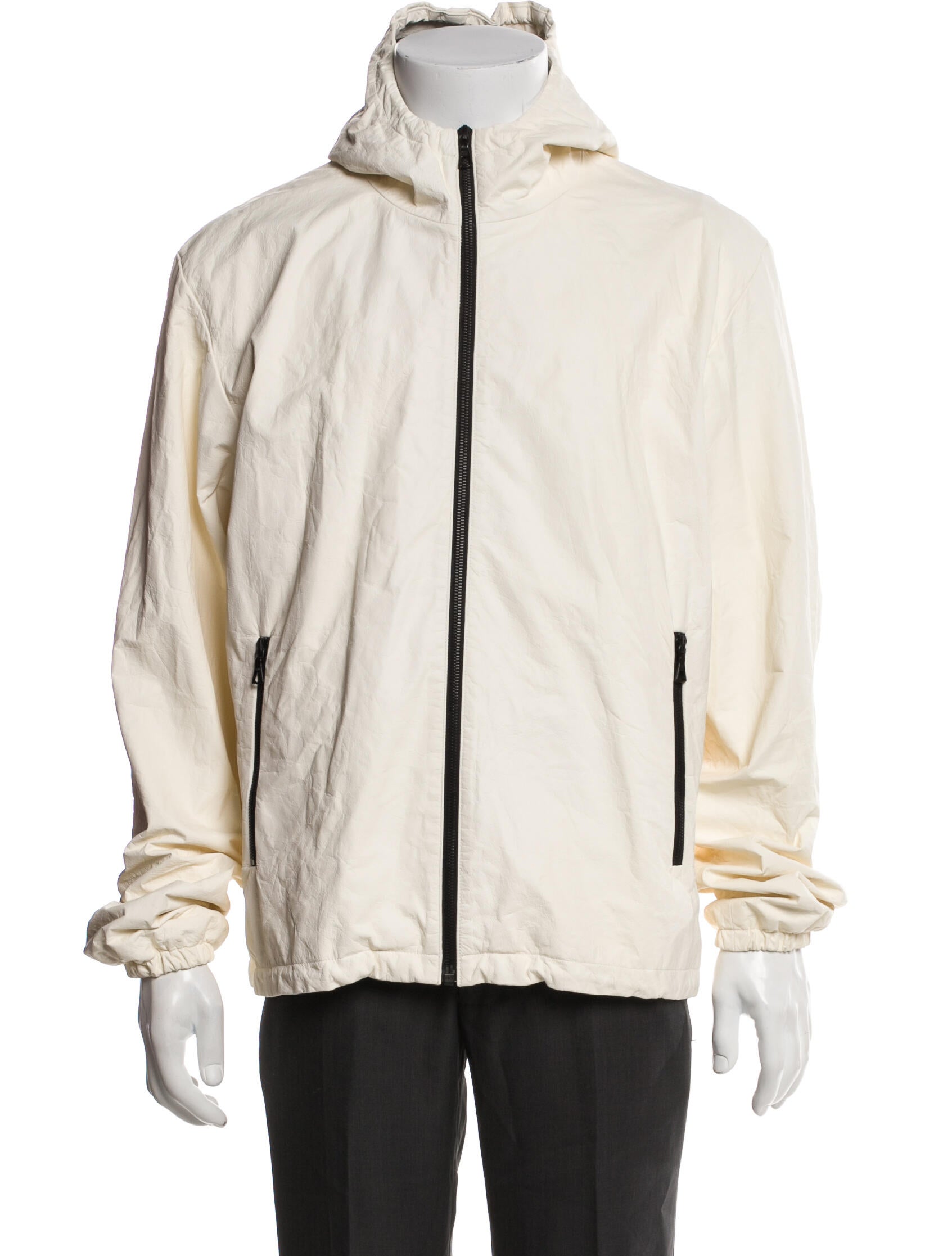 John Elliott Lamb Leather Windbreaker