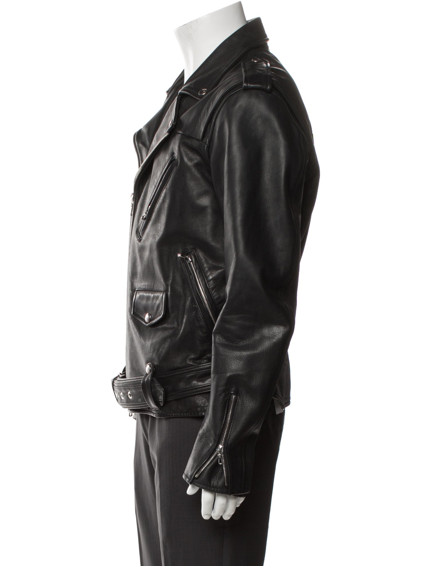 John Elliott Leather Moto Jacket