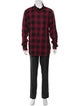 John Elliott Plaid Print Long Sleeve Shirt