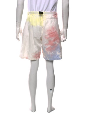 John Elliott Tie-Dye Print Jogger Shorts