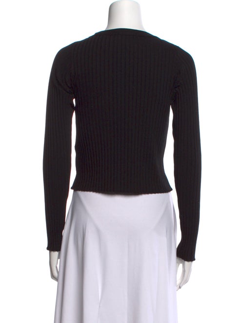 John Elliott V-Neck Long Sleeve Crop Top
