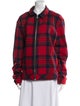 John Elliott Wool Plaid Print Jacket