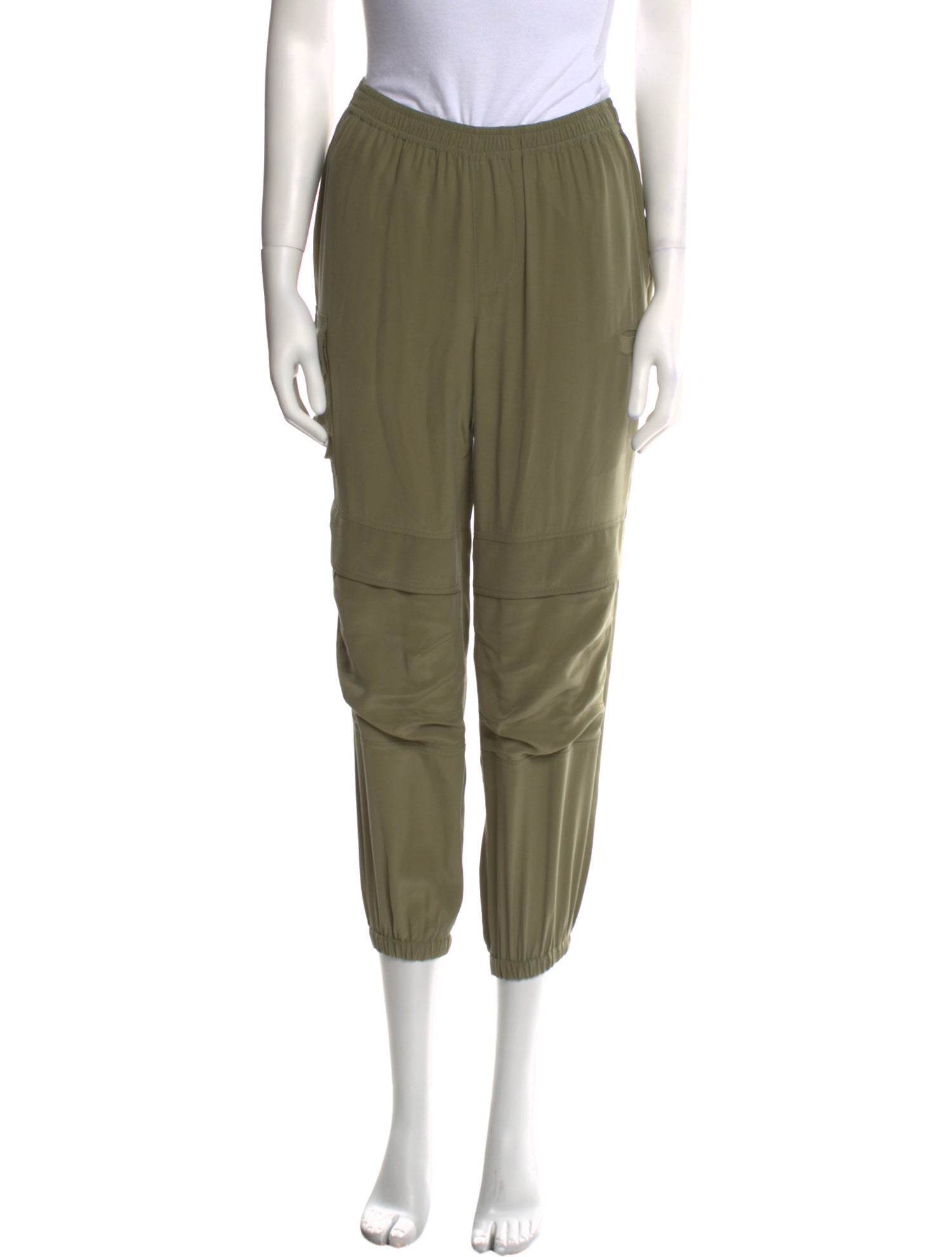 John Elliott Silk Skinny Leg Pants