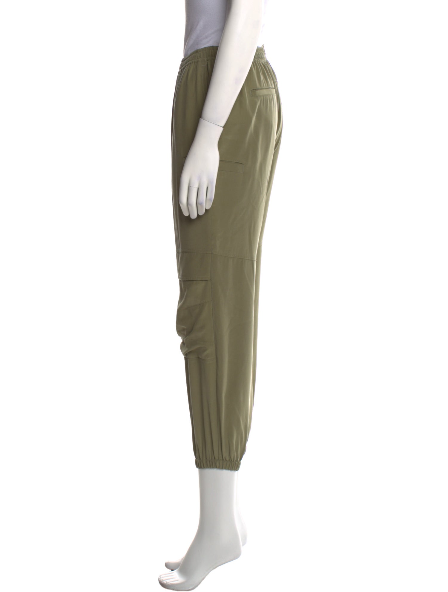 John Elliott Silk Skinny Leg Pants