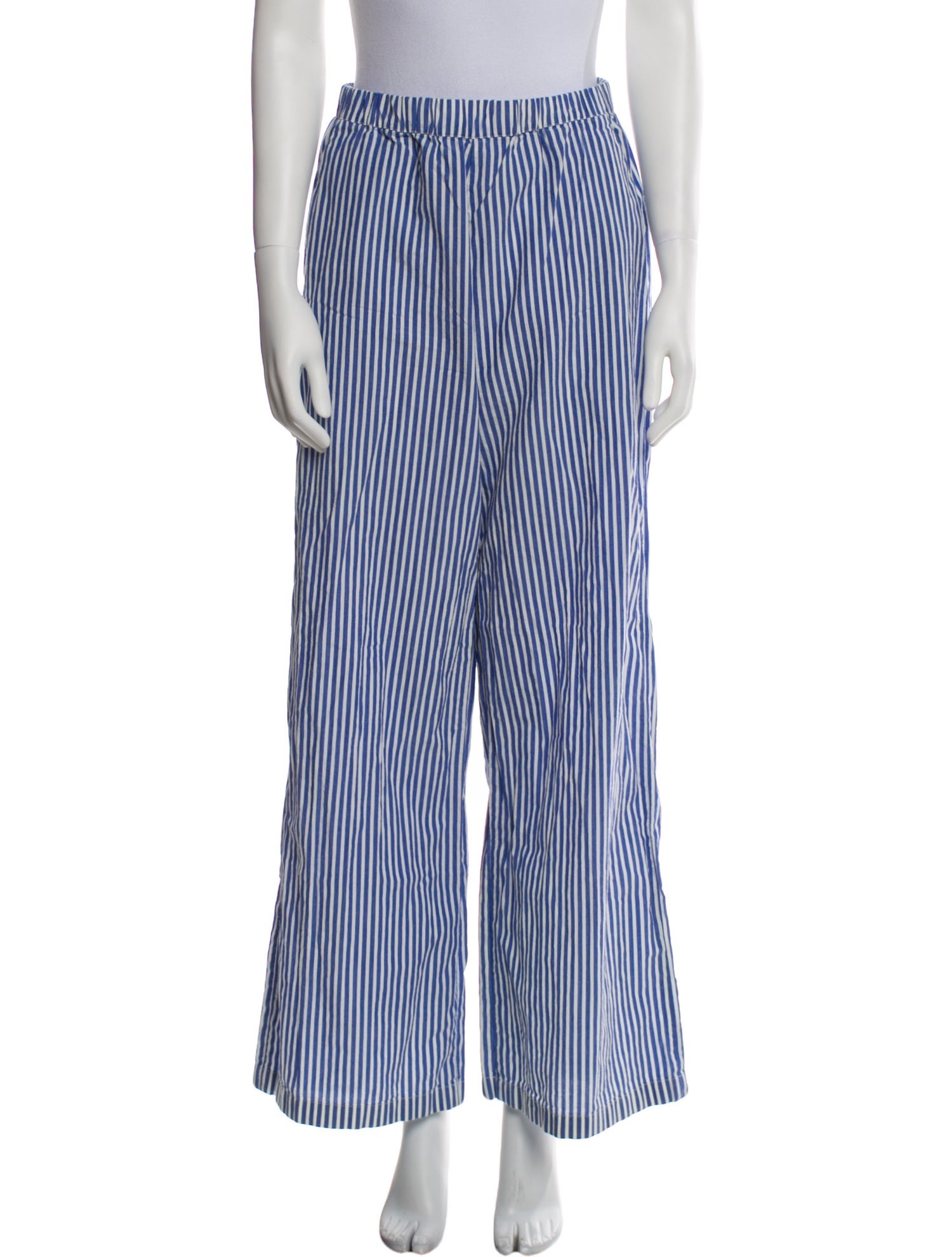 John Elliott Striped Wide Leg Pants