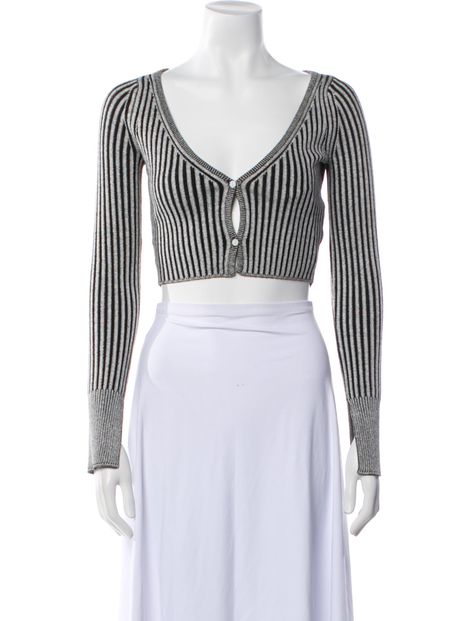 John Elliott Silk Striped Sweater