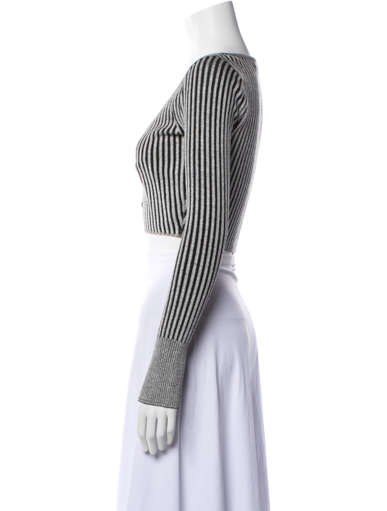 John Elliott Silk Striped Sweater