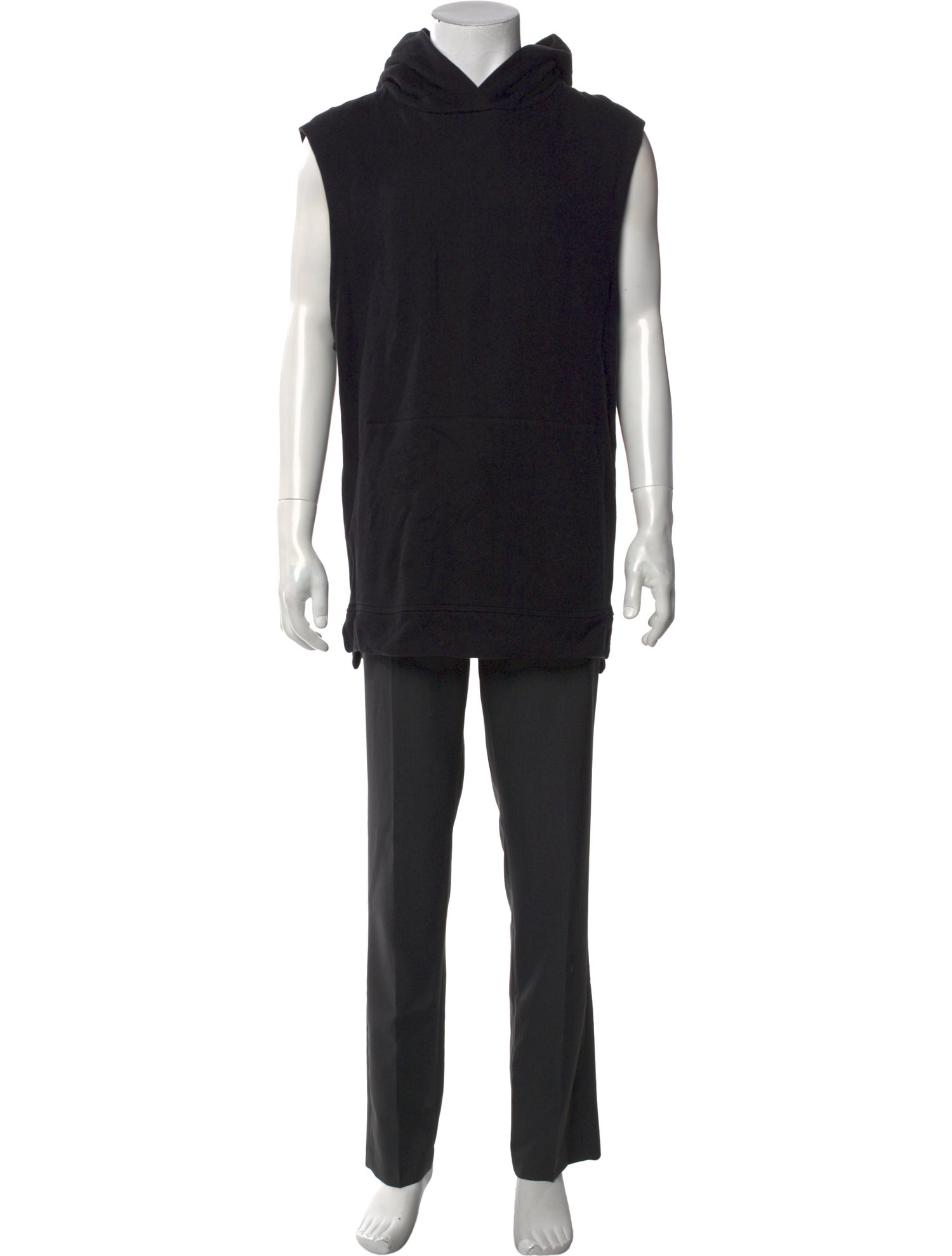 John Elliott Crew Neck Sleeveless Hoodie