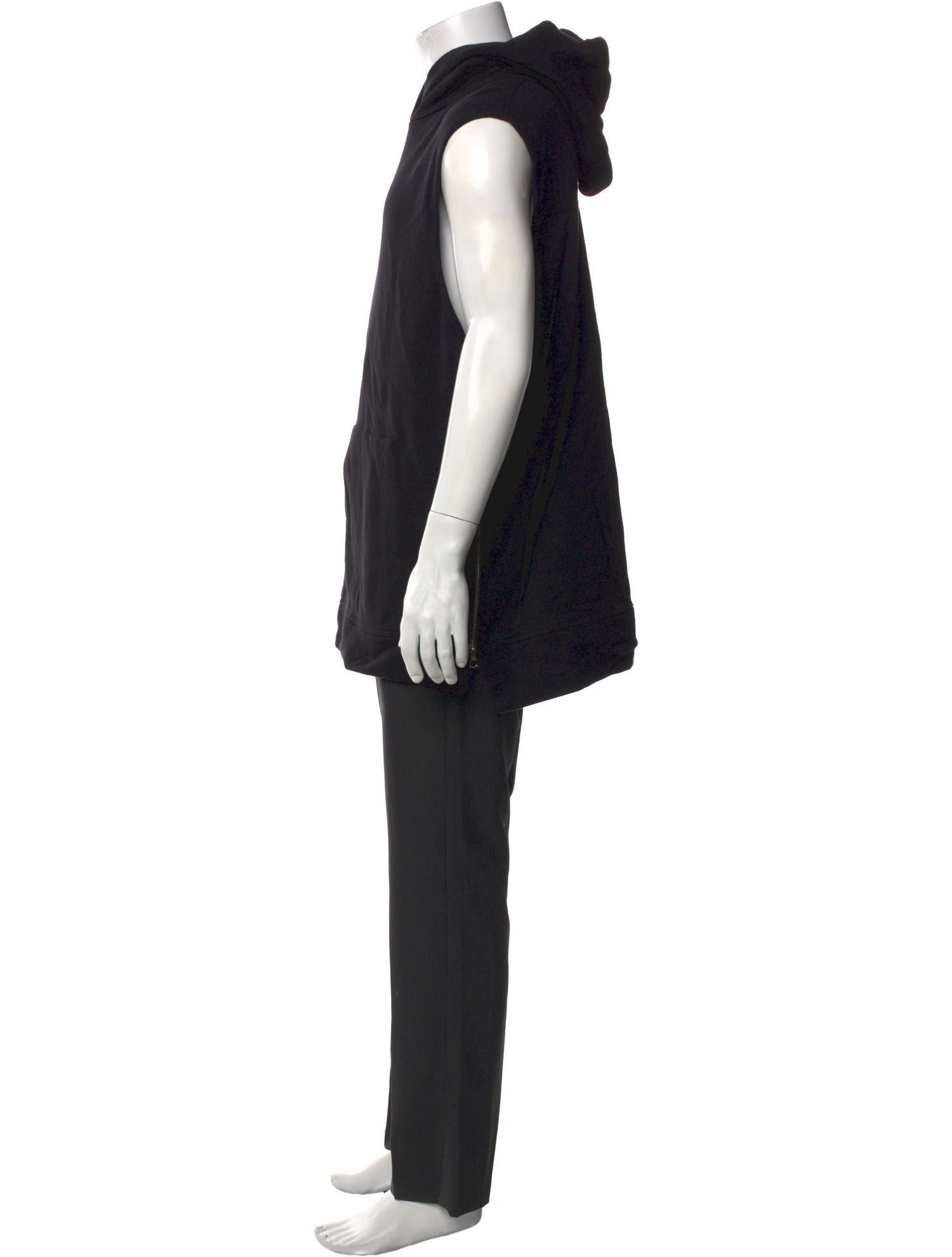 John Elliott Crew Neck Sleeveless Hoodie