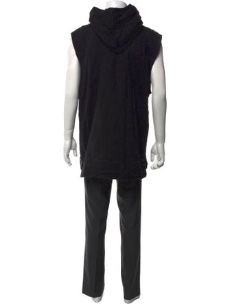 John Elliott Crew Neck Sleeveless Hoodie