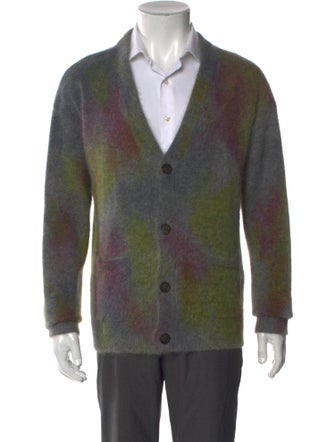 John Elliott Angora Printed Cardigan