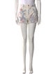 John Elliott Tie-Dye Print Mini Shorts