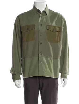 John Elliott Colorblock Pattern Utility Jacket