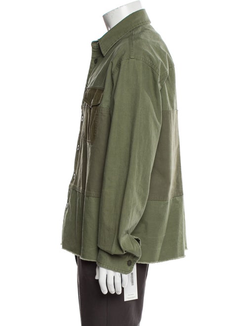 John Elliott Colorblock Pattern Utility Jacket