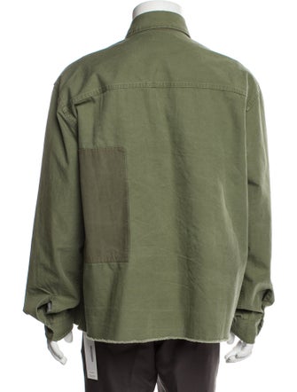 John Elliott Colorblock Pattern Utility Jacket