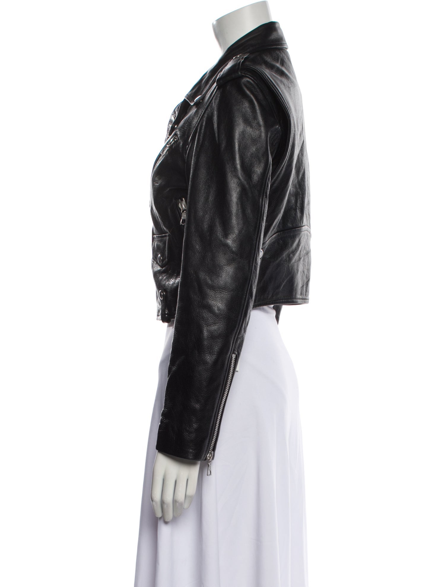 John Elliott Leather Biker Jacket