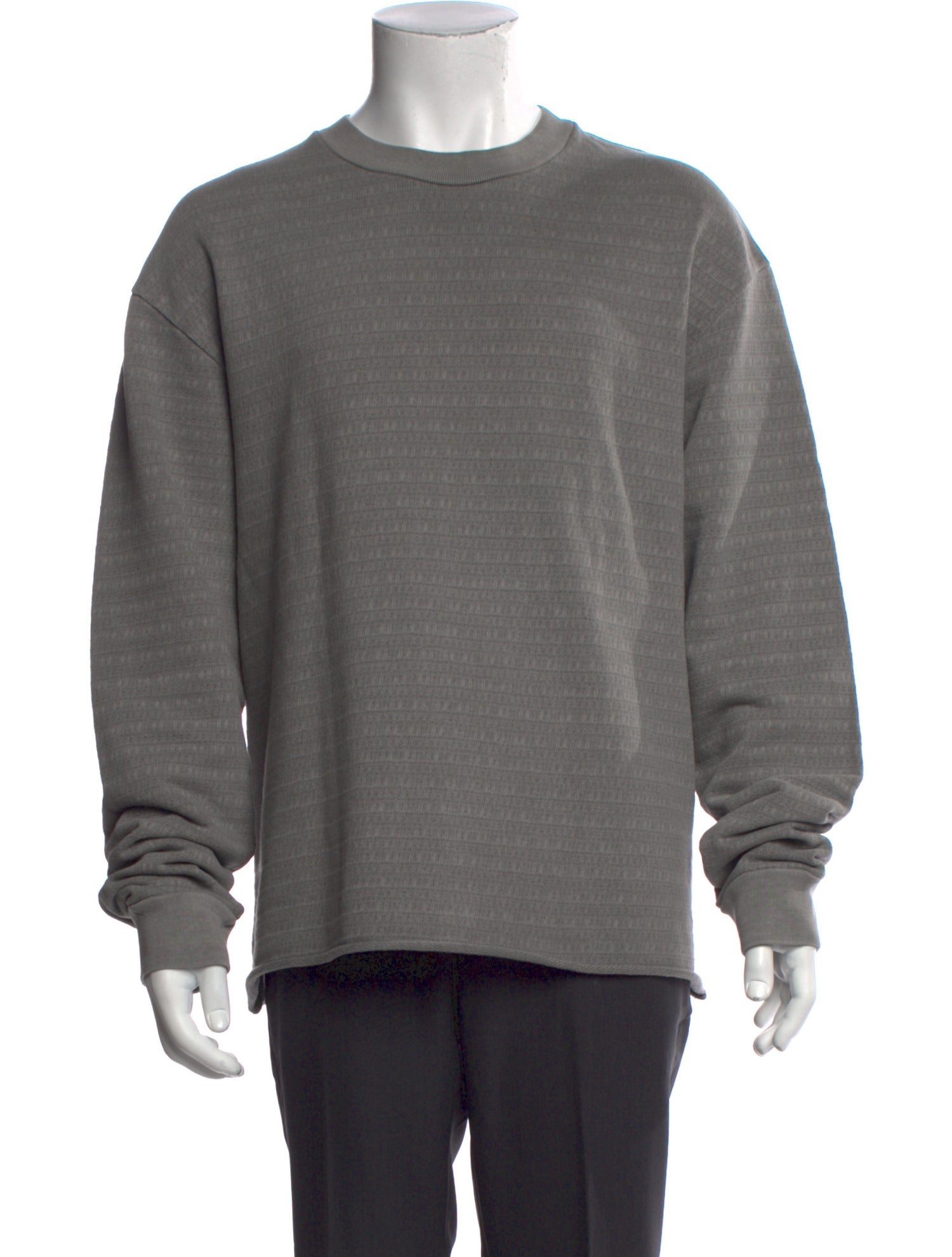 John Elliott Crew Neck Long Sleeve Sweatshirt