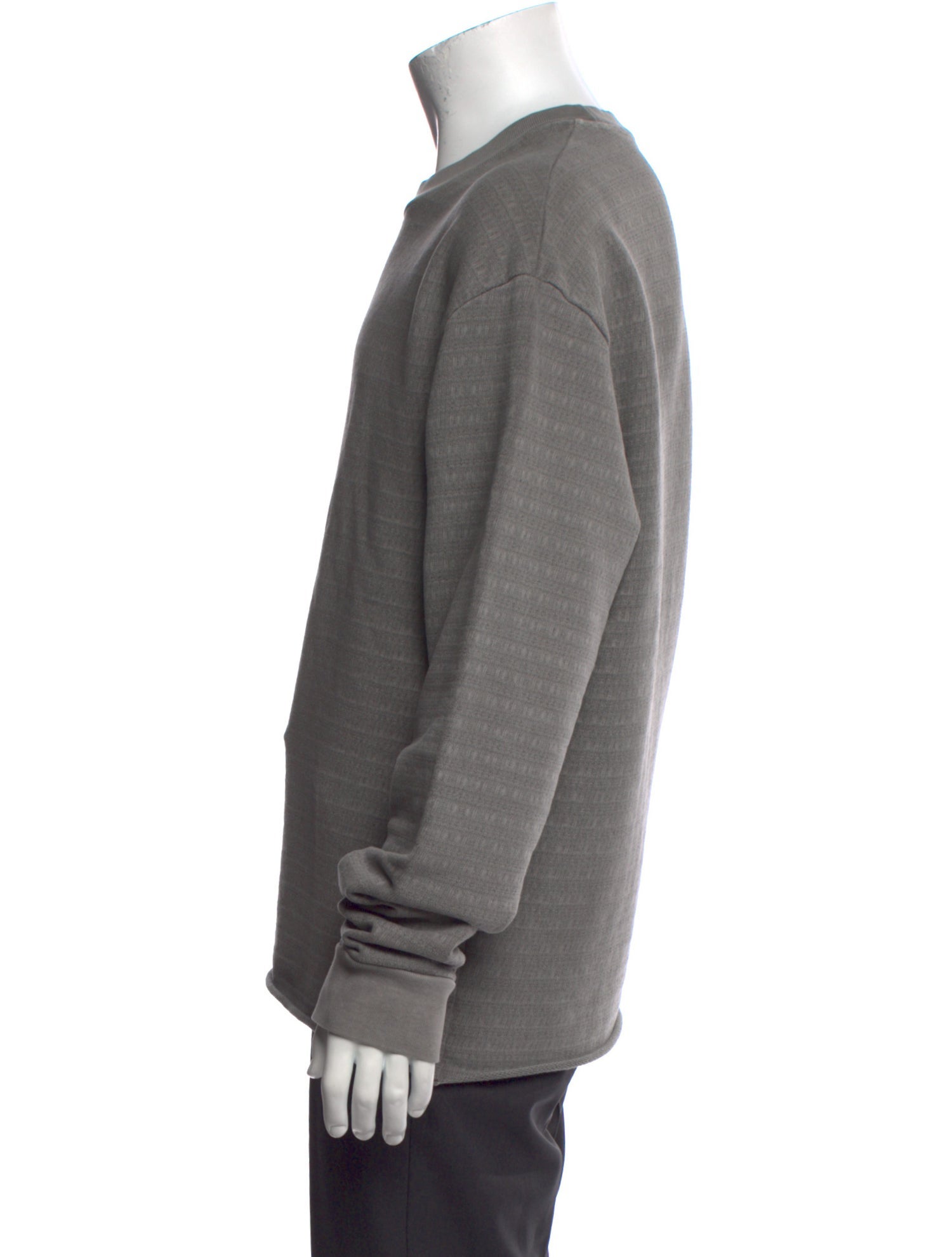 John Elliott Crew Neck Long Sleeve Sweatshirt