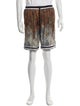 John Elliott Tie-Dye Print Athletic Shorts