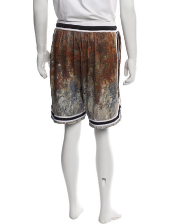 John Elliott Tie-Dye Print Athletic Shorts