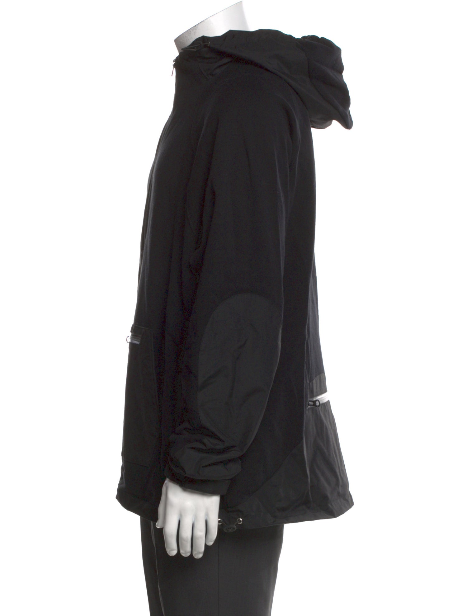 John Elliott Mock Neck Long Sleeve Hoodie