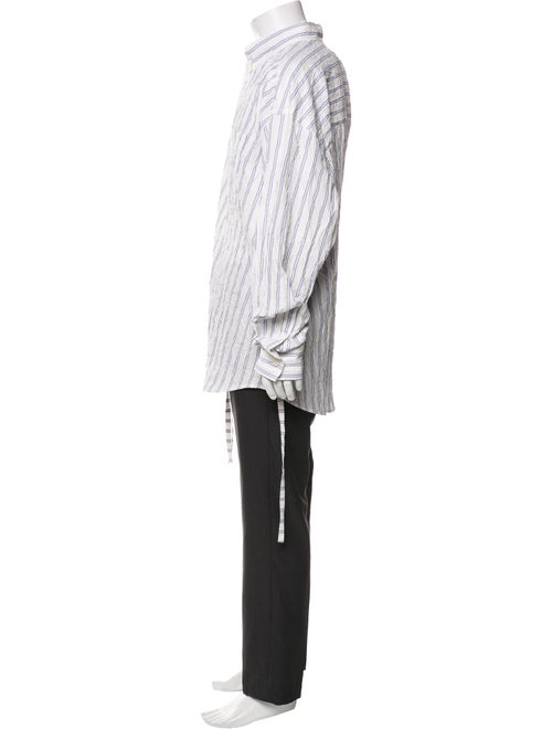 John Elliott Striped Long Sleeve Dress Shirt