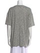John Elliott Scoop Neck Short Sleeve Sweatshirt