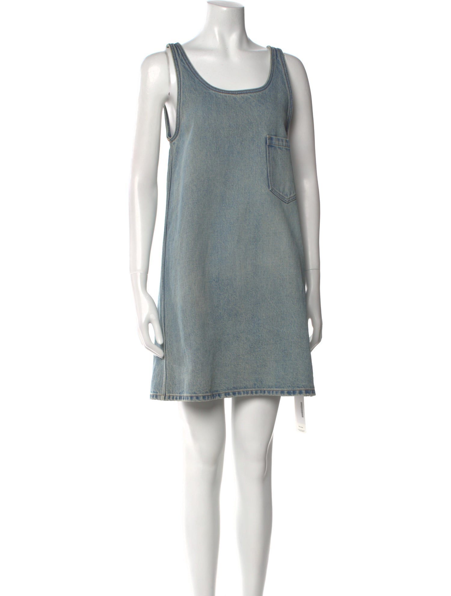 John Elliott Scoop Neck Mini Dress