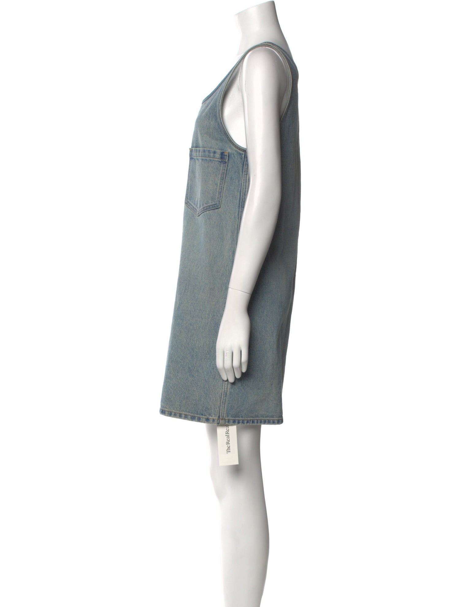 John Elliott Scoop Neck Mini Dress