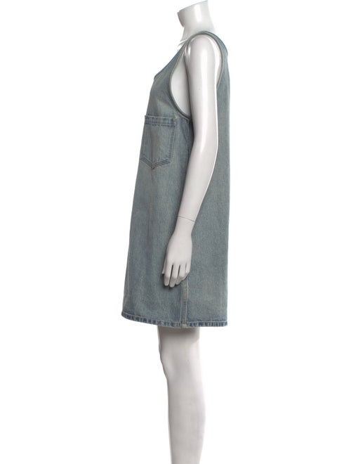 John Elliott Scoop Neck Mini Dress